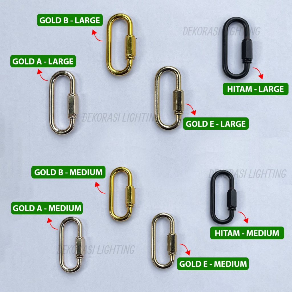 Jual Kancing Sparepart untuk Kunci Sambungan Rantai Lampu Gantung ...