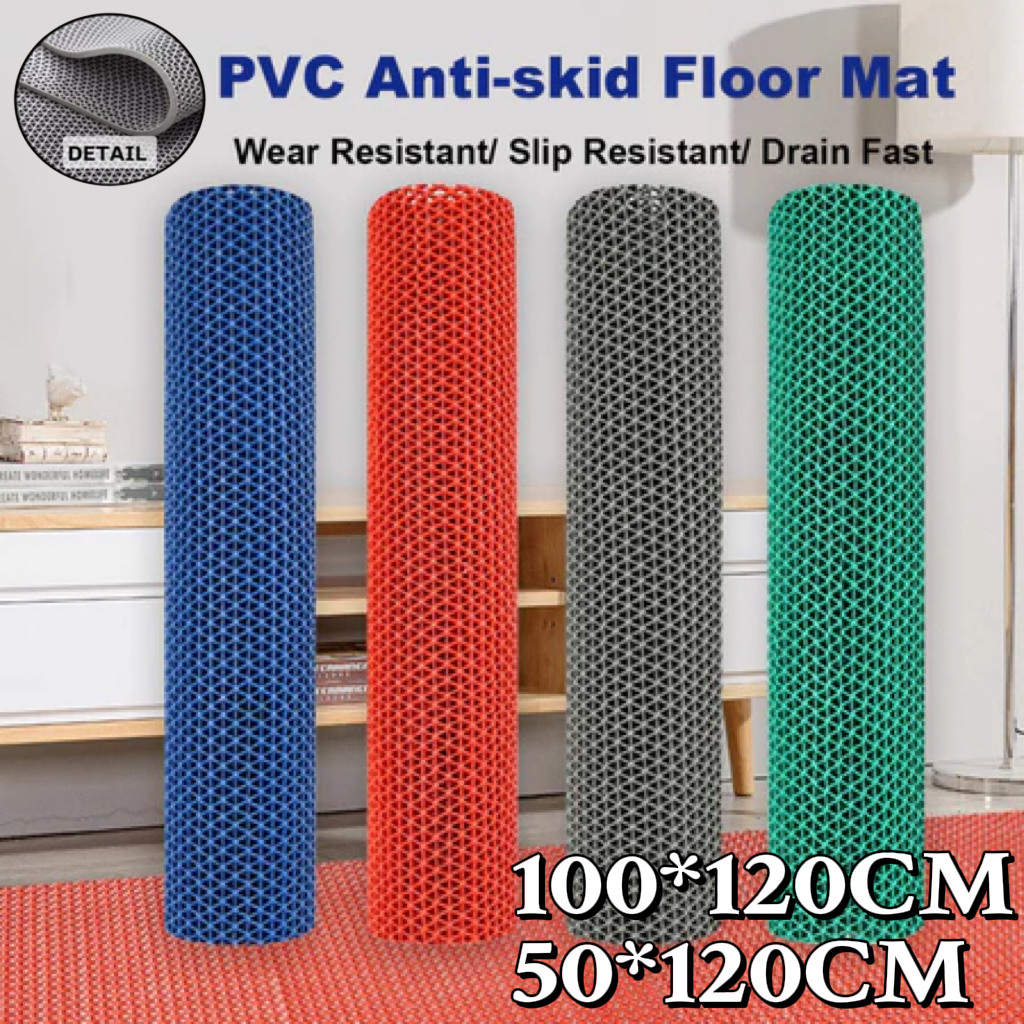 Jual Keset Karpet PVC Anti Slip 100cm x 120cm Type Jaring/Keset Kamar ...