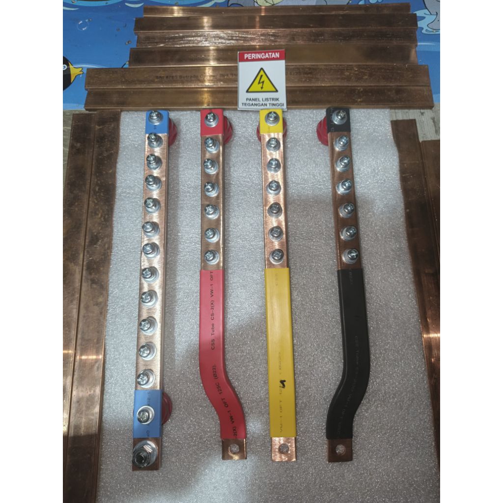 Jual BUSBAR 5×20 RSTN PANJANG 30 CM UNTUK MCCB 200A | Shopee Indonesia