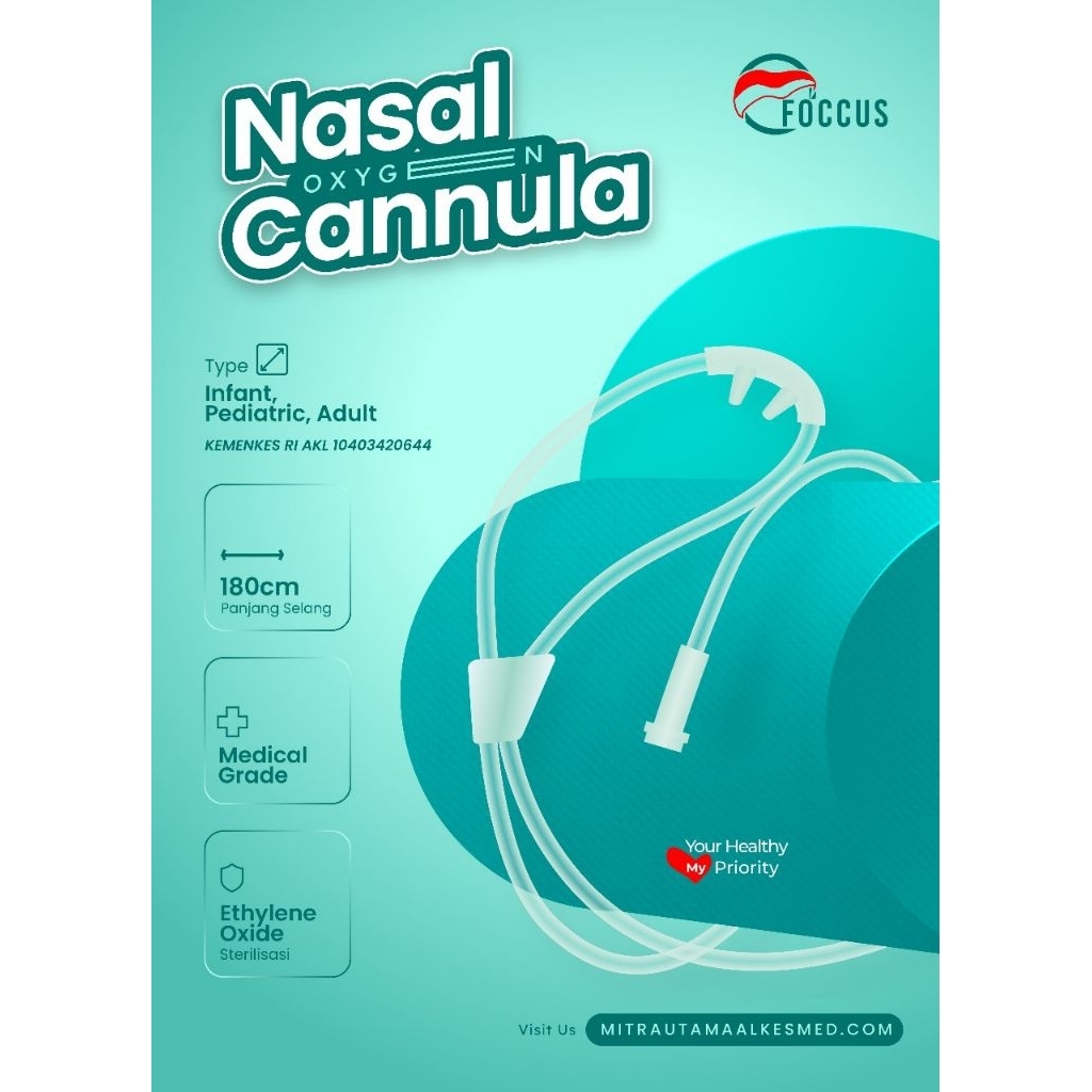 Jual Nasal Oksigen Cannula Bayi Infant FOCCUS | Shopee Indonesia