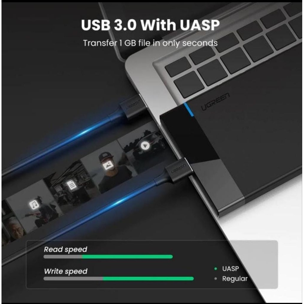 Jual Cassing hardisk eksternal Case 2.5 USB 3.0 Ugreen Enclosure ...