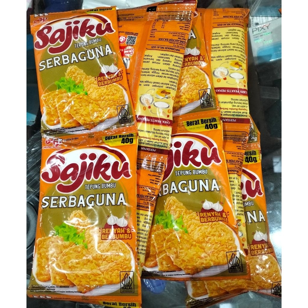 Jual 1 Renceng Tepung Bumbu Sajiku Serbaguna kemasan 40gram | Shopee ...