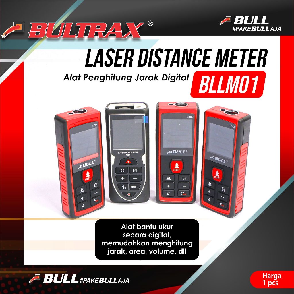 Jual Bull Laser meter / meteran laser | Shopee Indonesia