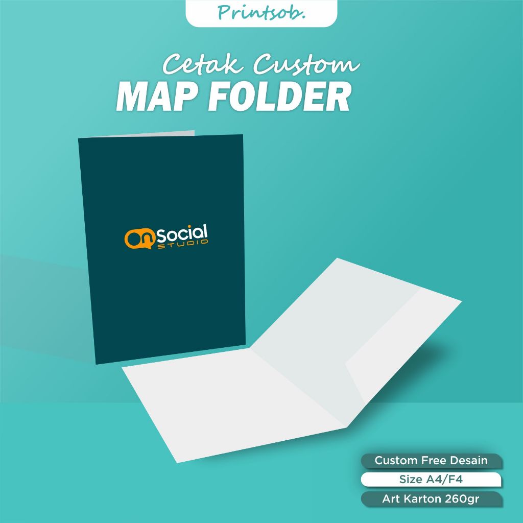 Jual Cetak Map folder custom desain | Shopee Indonesia