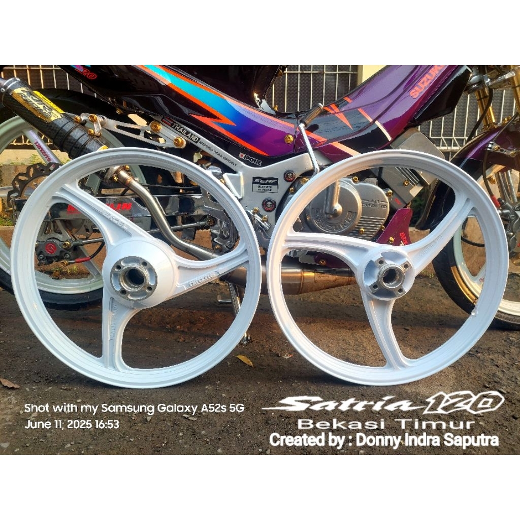 Jual Velg Daiichi Alloy EXCEL Double Disc Original Suzuki Satria 2Tak ...