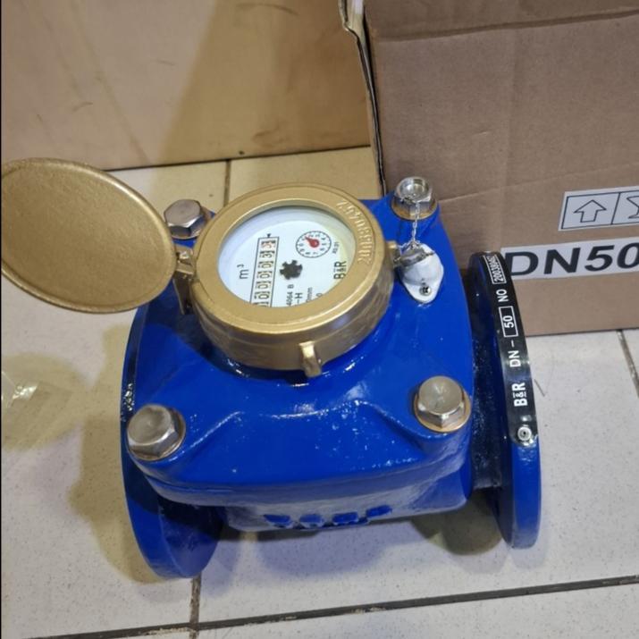 Jual Meteran Air 2 Inch / Water Meter B&R Size 2 Inch DN 50mm | Shopee ...