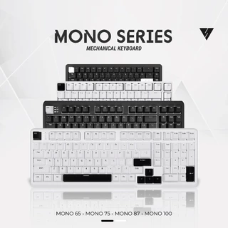 VortexSeries MONO SERIES Wired Gasket Mount Mechanical Keyboard 65 75 87 / TKL 100 Layout | Hotswappable Universal 3 - 5 Pin