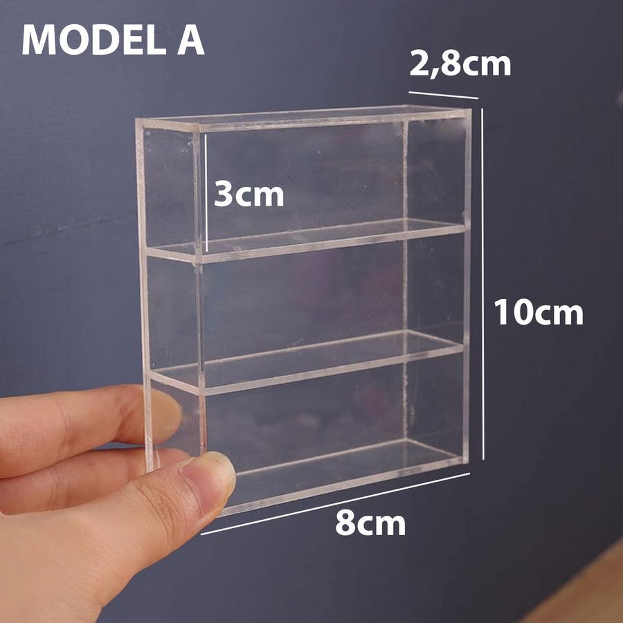 Jual Rak Display Akrilik Mini Tempat Miniatur Organizer Koleksi ...
