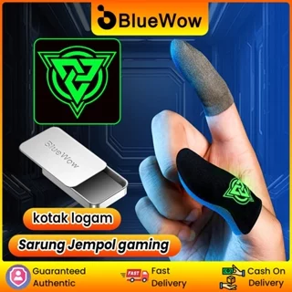 BlueWow Sarung Jari untuk Gaming Original Mobile Gaming Finger Sleeves Anti Keringat Isi 2pc Sarung Jempol gaming