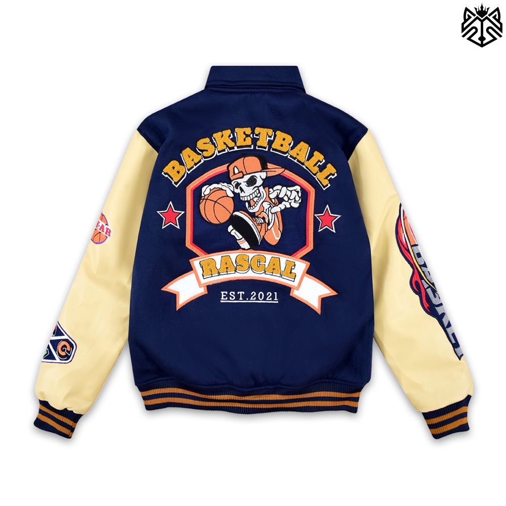 Jual RASCAL Jaket vintage varsity Basketball unisex pria dan wanita ...