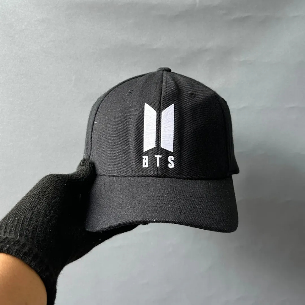 Jual Topi Simple Cap Topi Musik Topi K-POP Unisex Pria Wanita BTS Logo ...