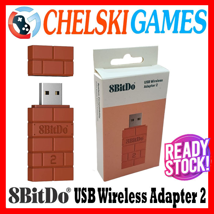 Jual 8Bitdo USB Wireless Bluetooth Controller Adapter 2 / Wireless ...