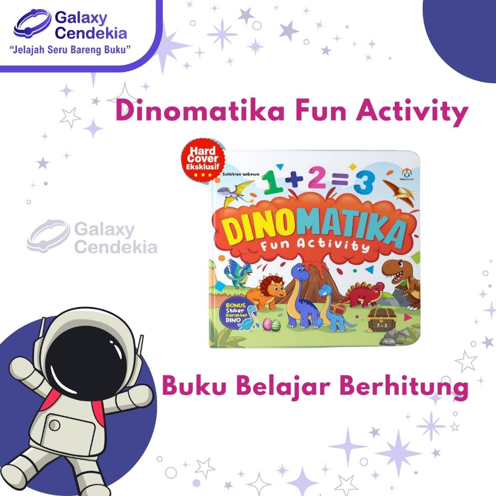 Jual Ziyadbooks Buku Dinomatika Fun Activity Belajar Calistung Membaca ...