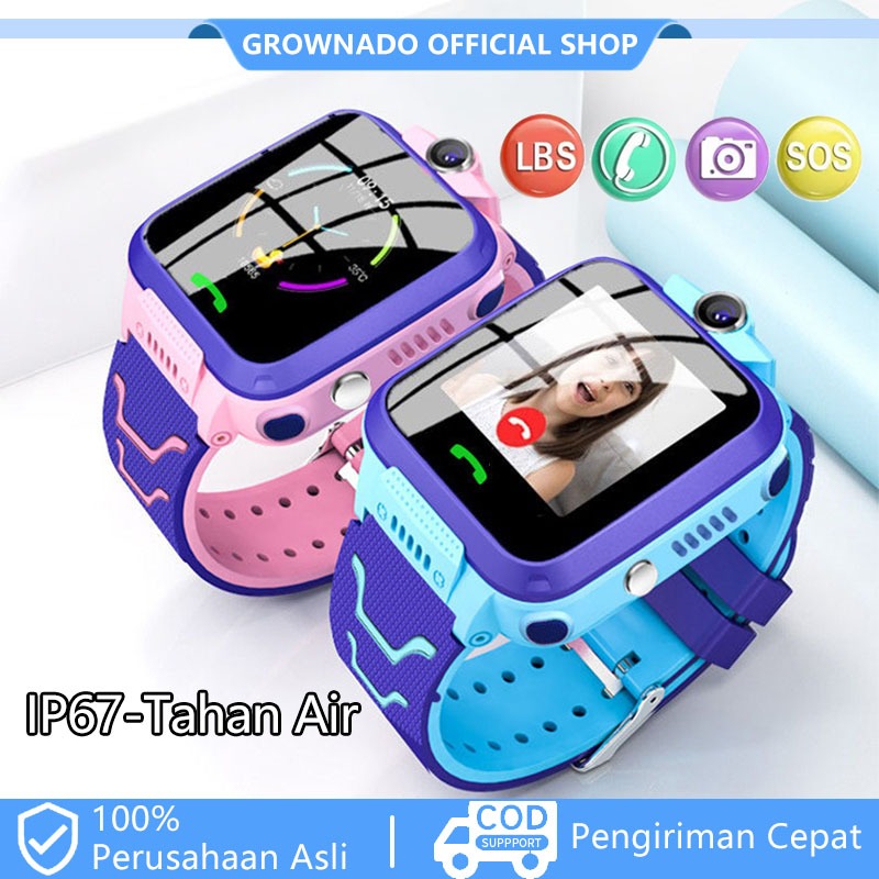 imoo IP67-Tahan Anti Air Jam Tangan anak untuk Telepon anak Gps Digital  Smartwatch Waterproof Kids Smart Watch