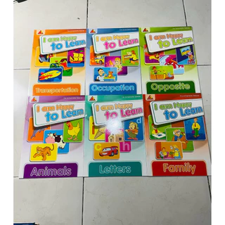 ( PROMO BUKU MURAH ORIGINAL ) BUKU ANAK / KAMUS BERGAMBAR BAHASA INGGRIS / KAMUS BERWARNA / I AM HAPPY TO LEARN / ANIMALS / FAMILY