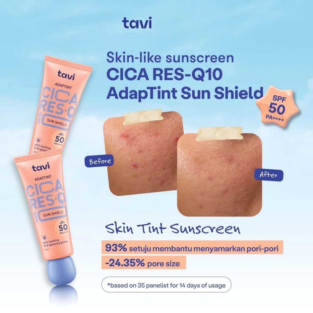 Jual TAVI - CICA RES-Q10 SUN SHIELD ADAPTINT | WATER BREAK ( 40 ml ...