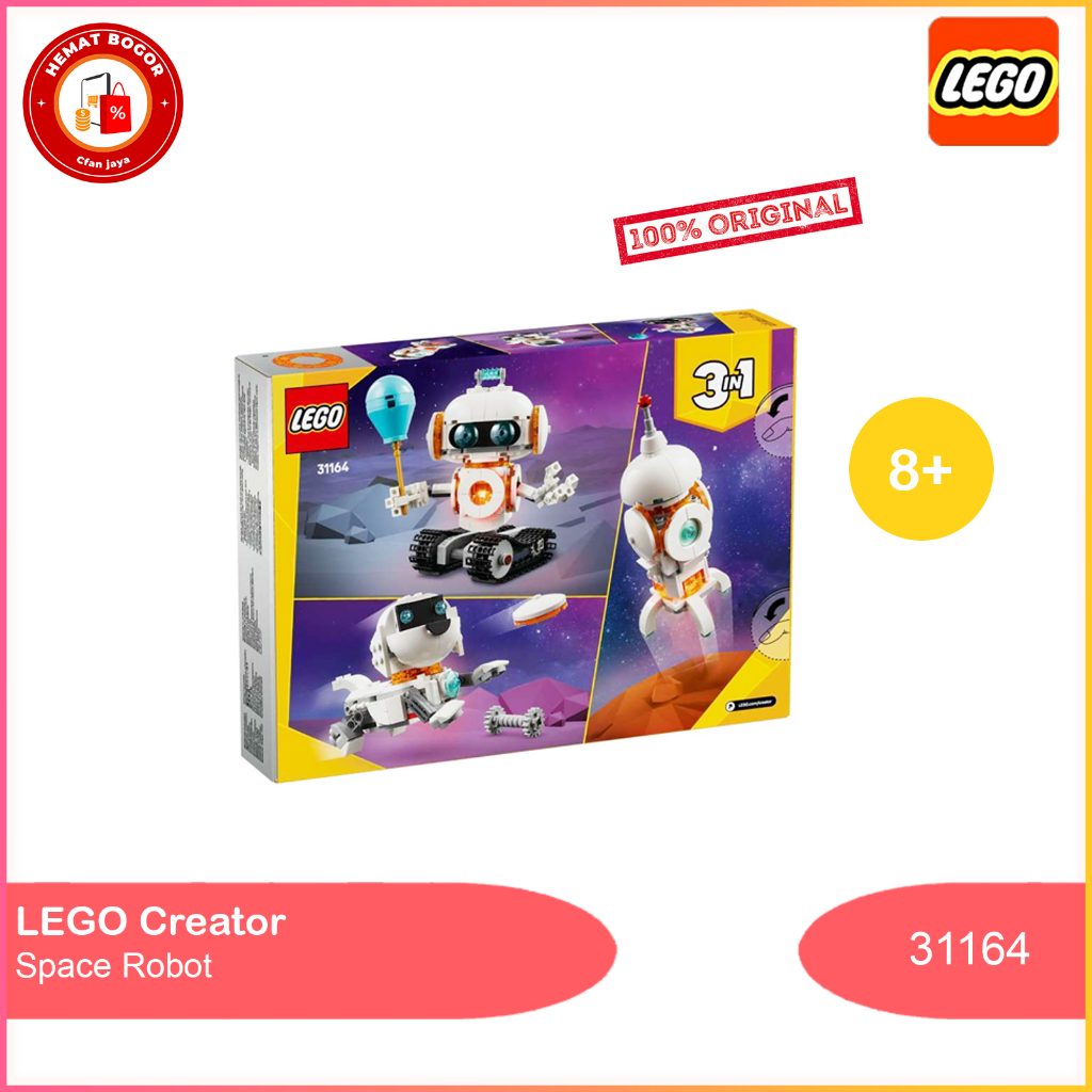 Jual Original LEGO Creator 31164 Space Robot (281 Pieces) Mainan Balok ...