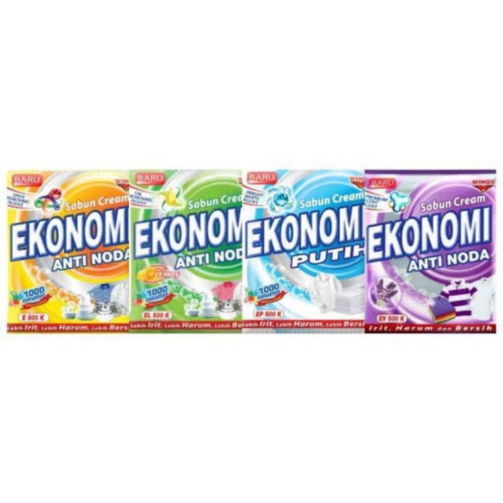 Jual SABUN EKONOMI CREAM RENCENG 5 PCS ANTI NODA 67gr COLEK WINGS BIRU ...