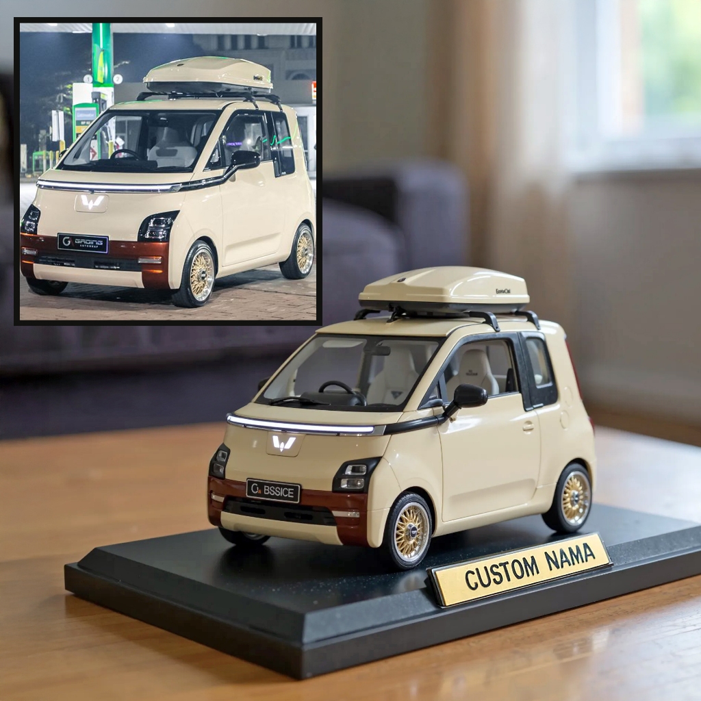 Jasa ubah Mobil kamu jadi Gambar miniature diecast dengan AI