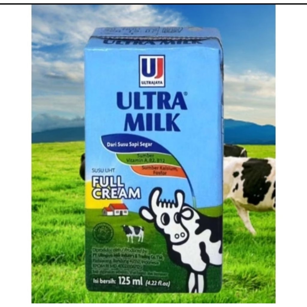 Jual ULTRA UHT FULL CREAM 125ML/ DUS 40 PCS | Shopee Indonesia