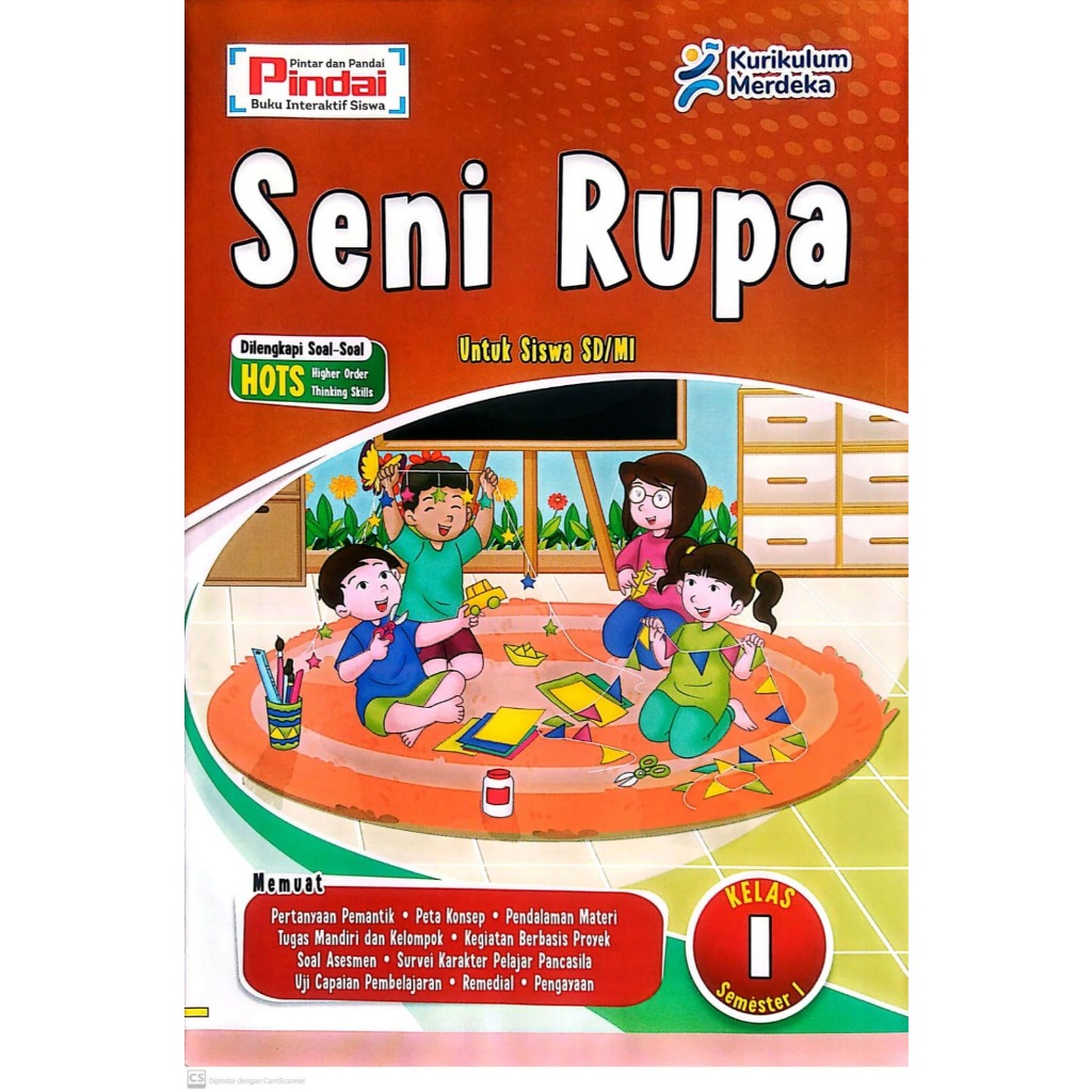 Jual Buku LKS Seni Rupa kurikulum Merdeka Kelas 1 SD/MI Semester 1 ...