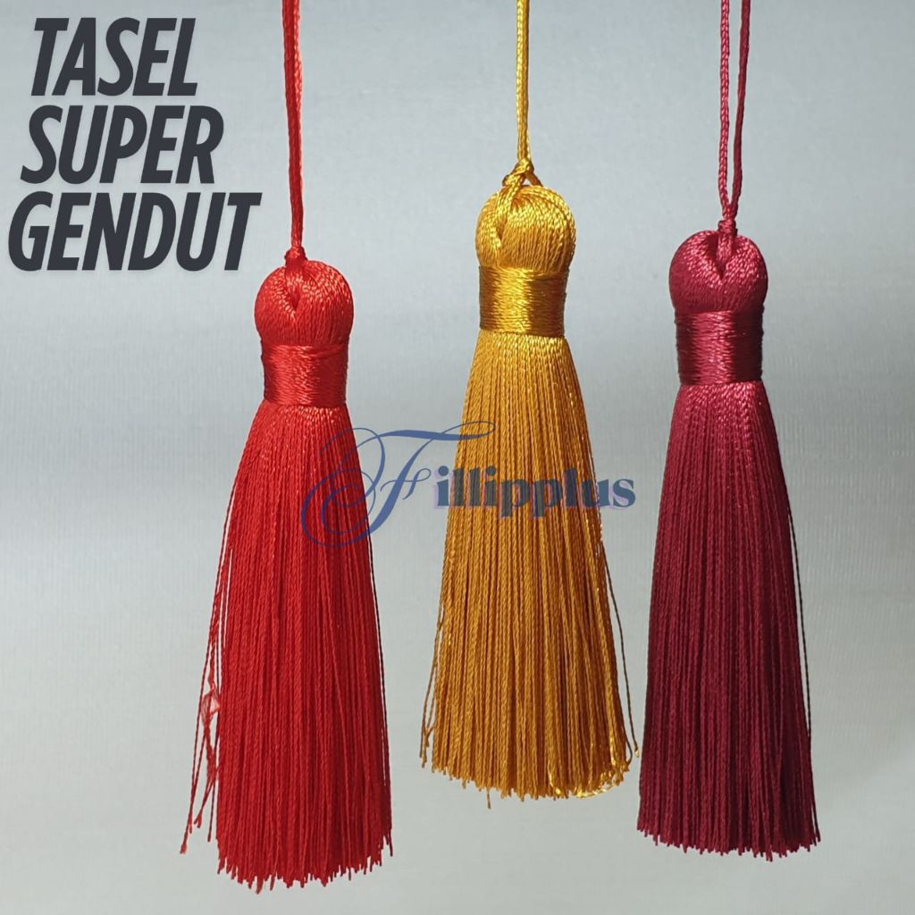 Jual 1 pcs - Tasel Super Gendut | Chinese Tassel | Rumbai Tasel Super ...