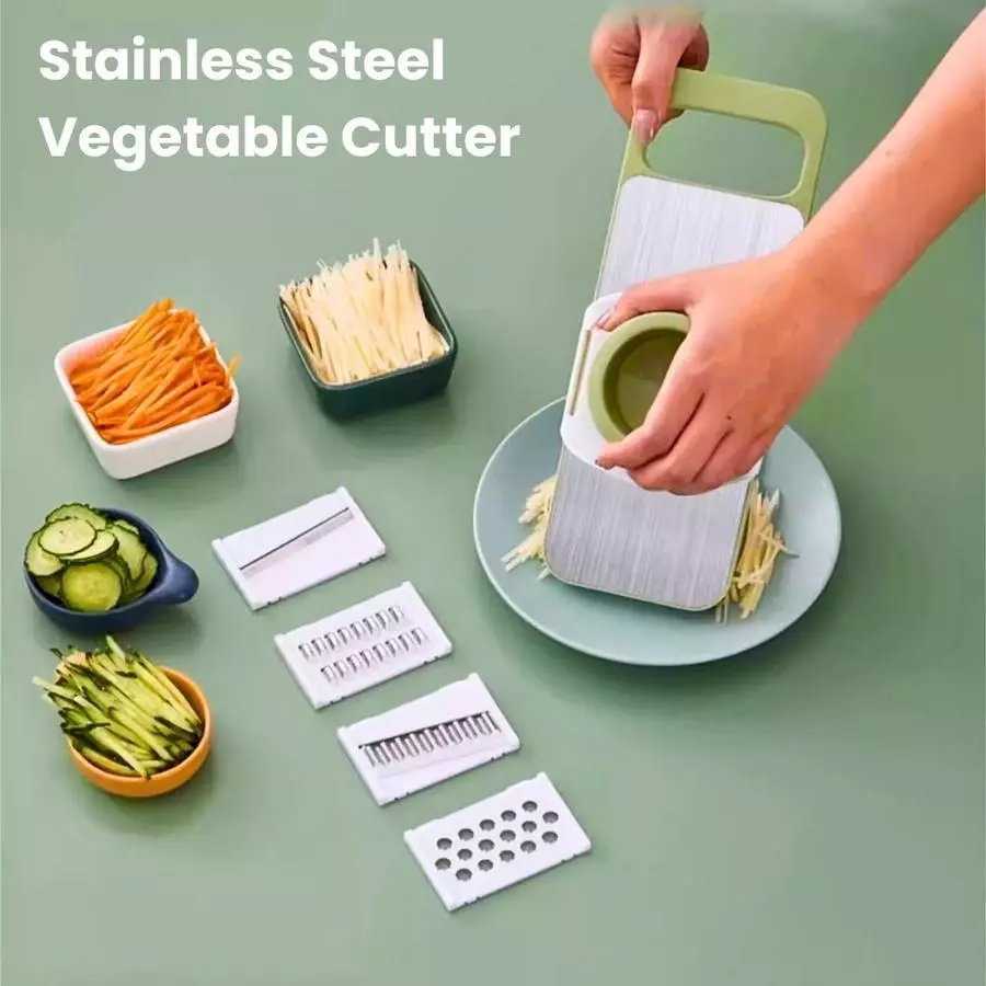 Parutan Buah Sayur 5in1 Stainless Multifungsi