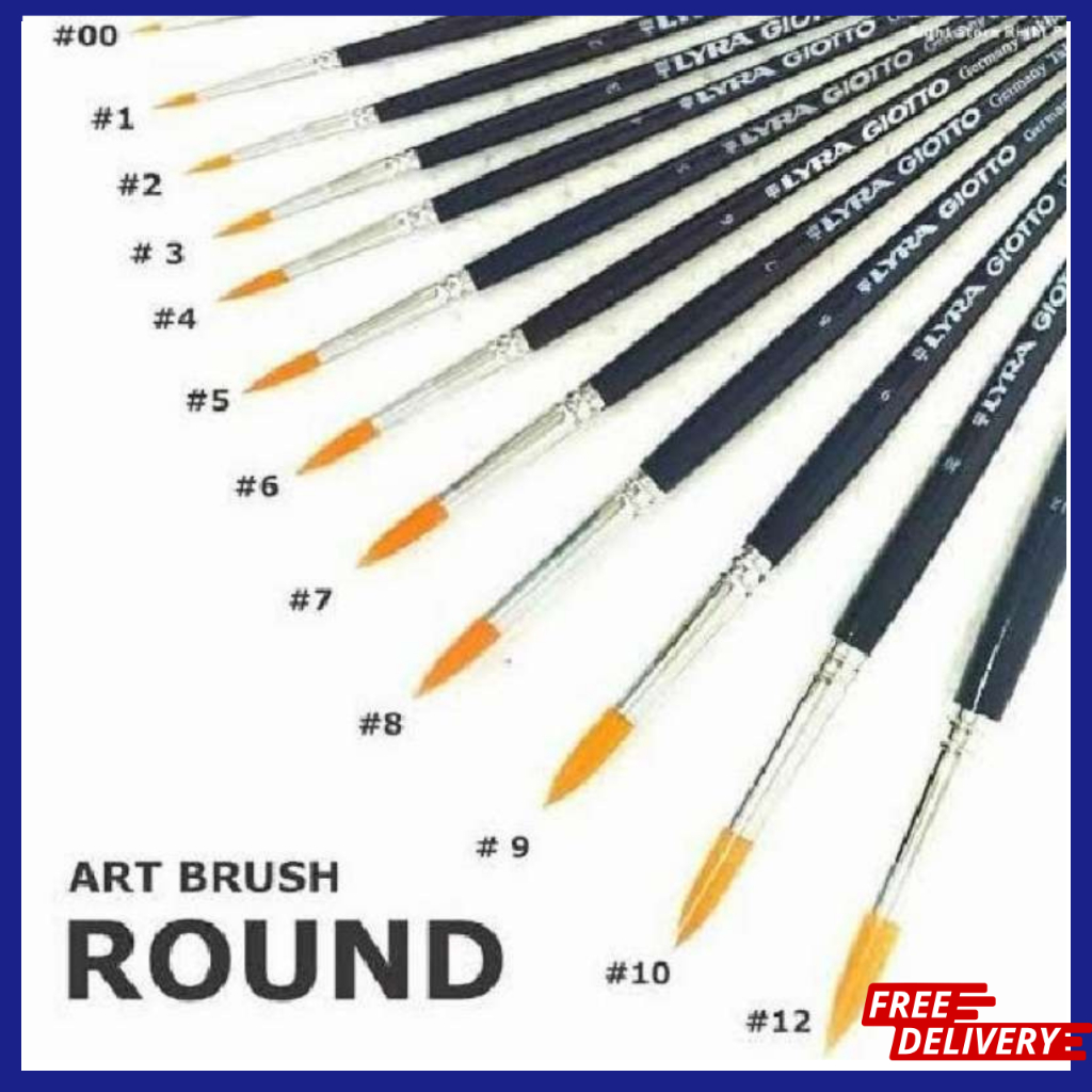 Jual LYRA KUAS / ART BRUSH ROUND 01 ( BULAT ) | Shopee Indonesia