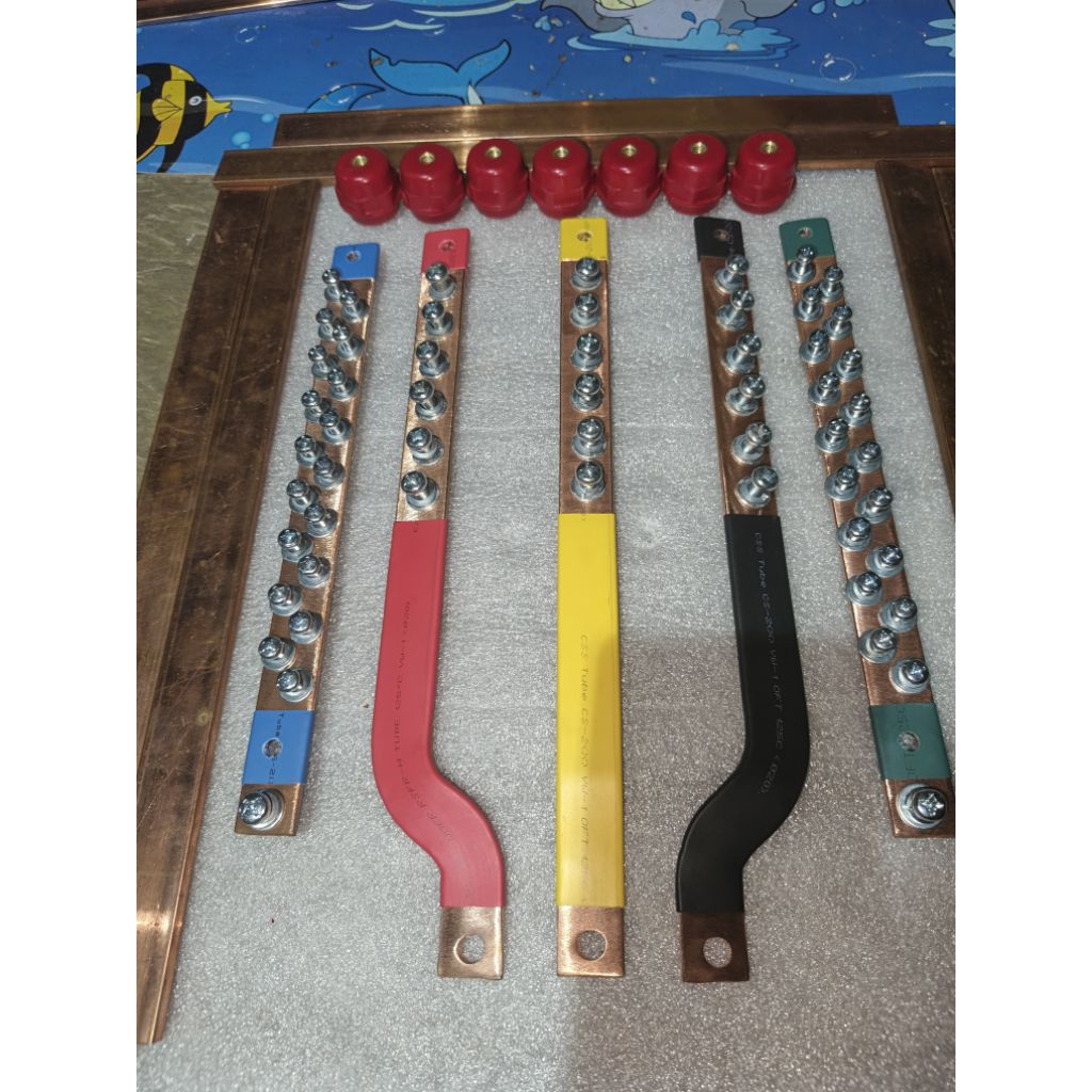 Jual BUSBAR 3×20 RSTN + GROUND PANJANG 30 CM UNTUK MCCB 125A | Shopee ...