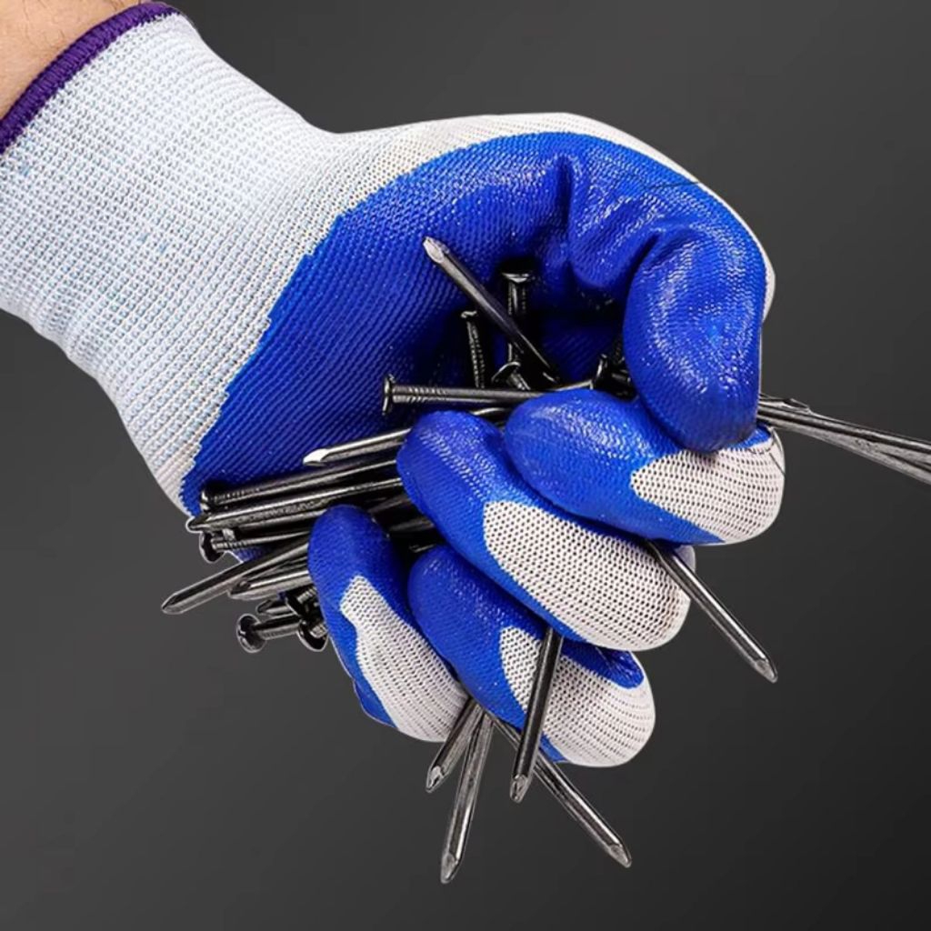 Jual SARUNG TANGAN BIRU ANTI LICIN SARUNG TANGAN KARET TAHAN API MURAH ...
