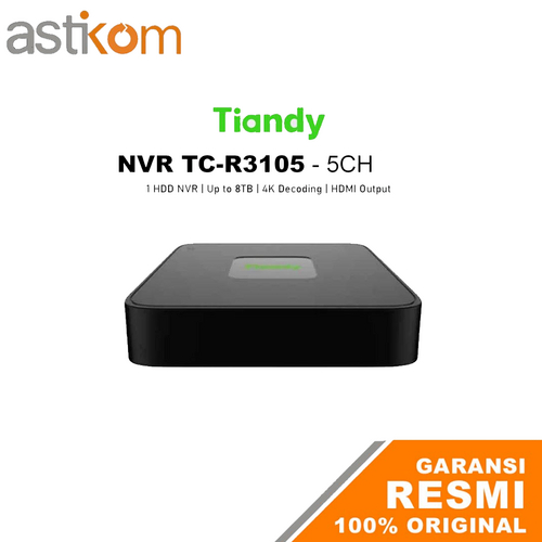 Jual NVR Tiandy TC-R3105 5 Channel CCTV | Shopee Indonesia