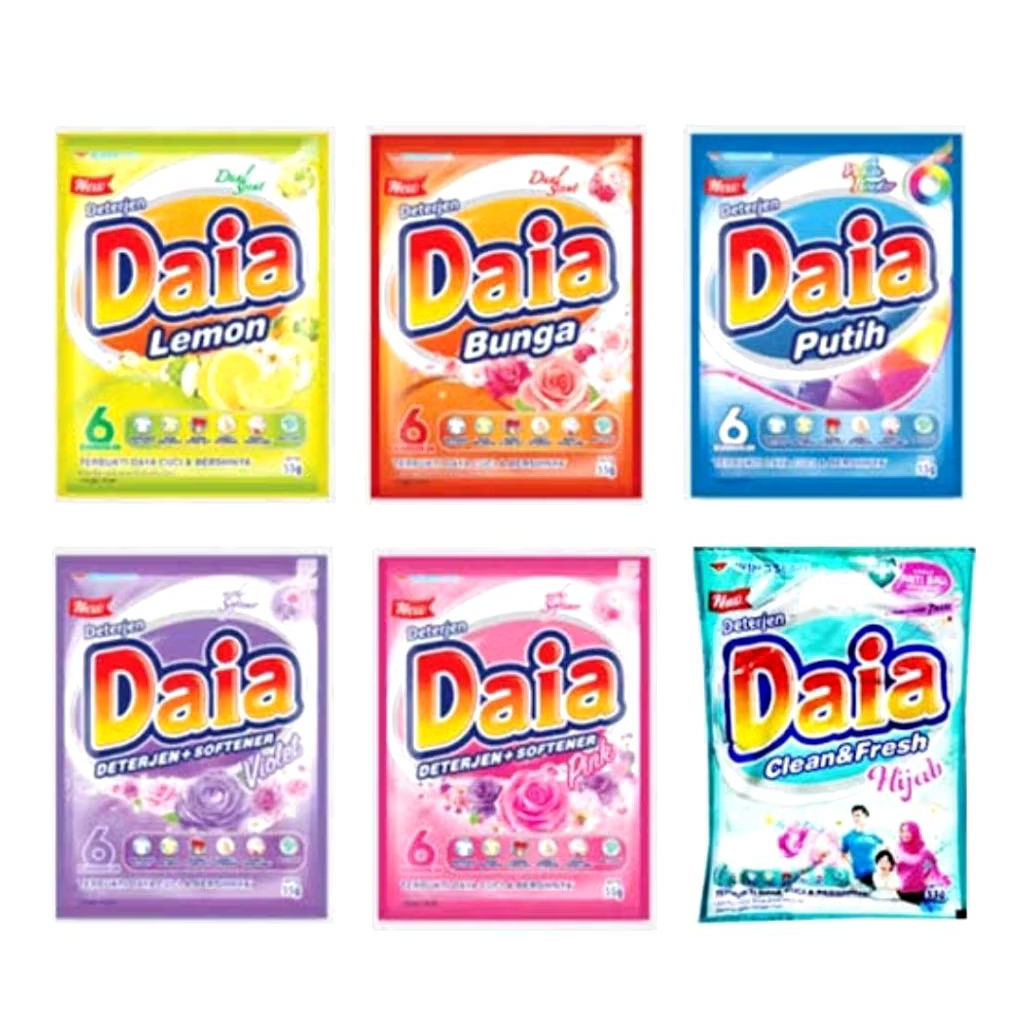 Jual 6 Pcs Sabun Daia / Deterjen bubuk | Shopee Indonesia
