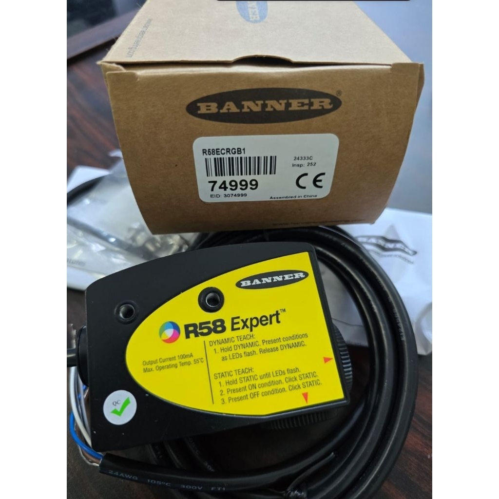 Jual BANNER R58 ECRGB1 Contrast Scanner Eye Mark Sensor | Shopee Indonesia