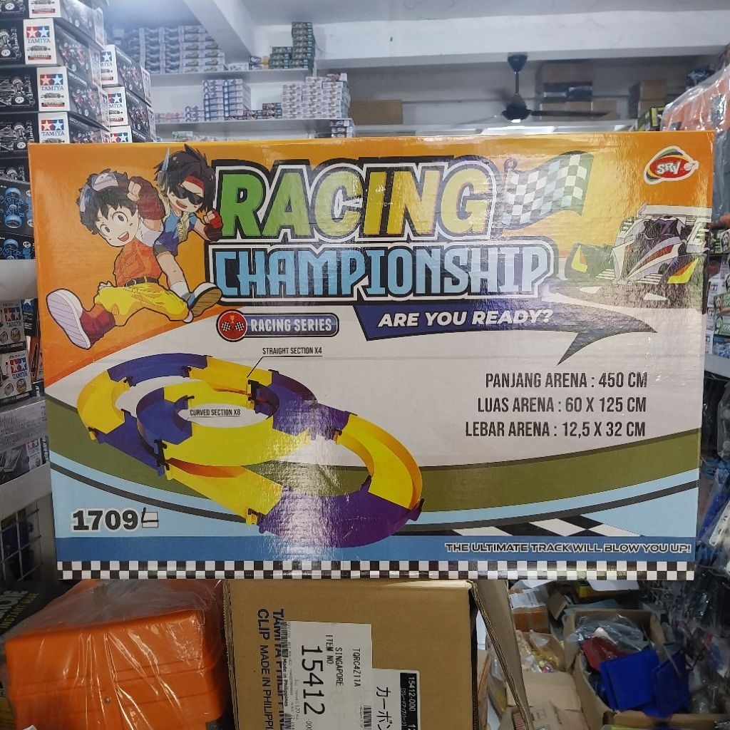 Jual TRACK TAMIYA 1 LINE RACING CIRCUIT / TREK TAMIYA 1 JALUR STANDARD ...