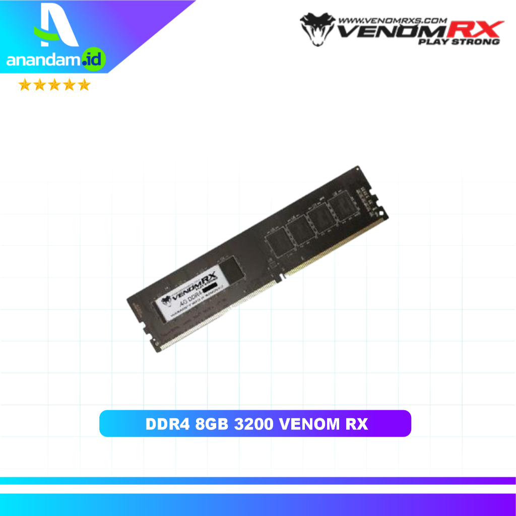 Jual Longdimm VenomRX DDR4 8GB 3200 Mhz Memory RAM PC Venom RX - 8GB ...