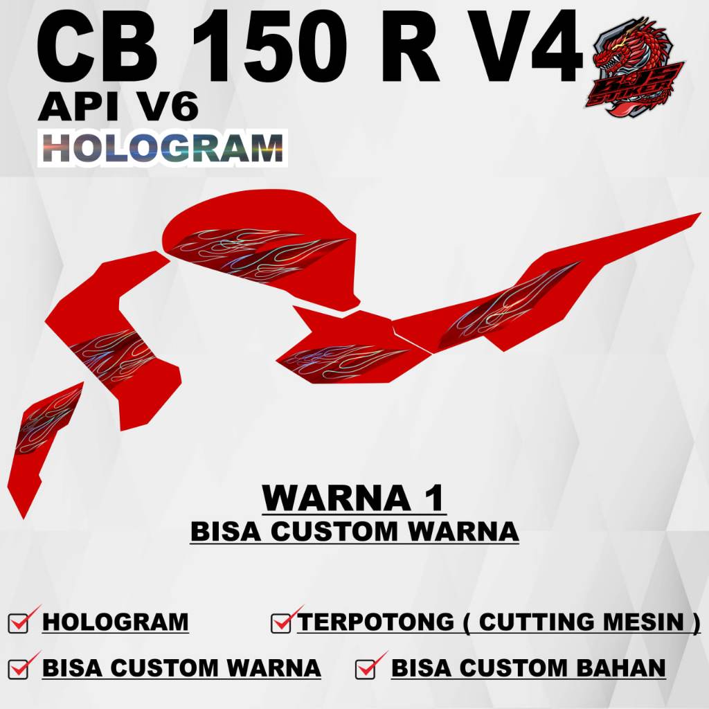 Jual Stiker NEW CB 150 R V4 / Striping NEW CB 150 R V4 / Sticker ...