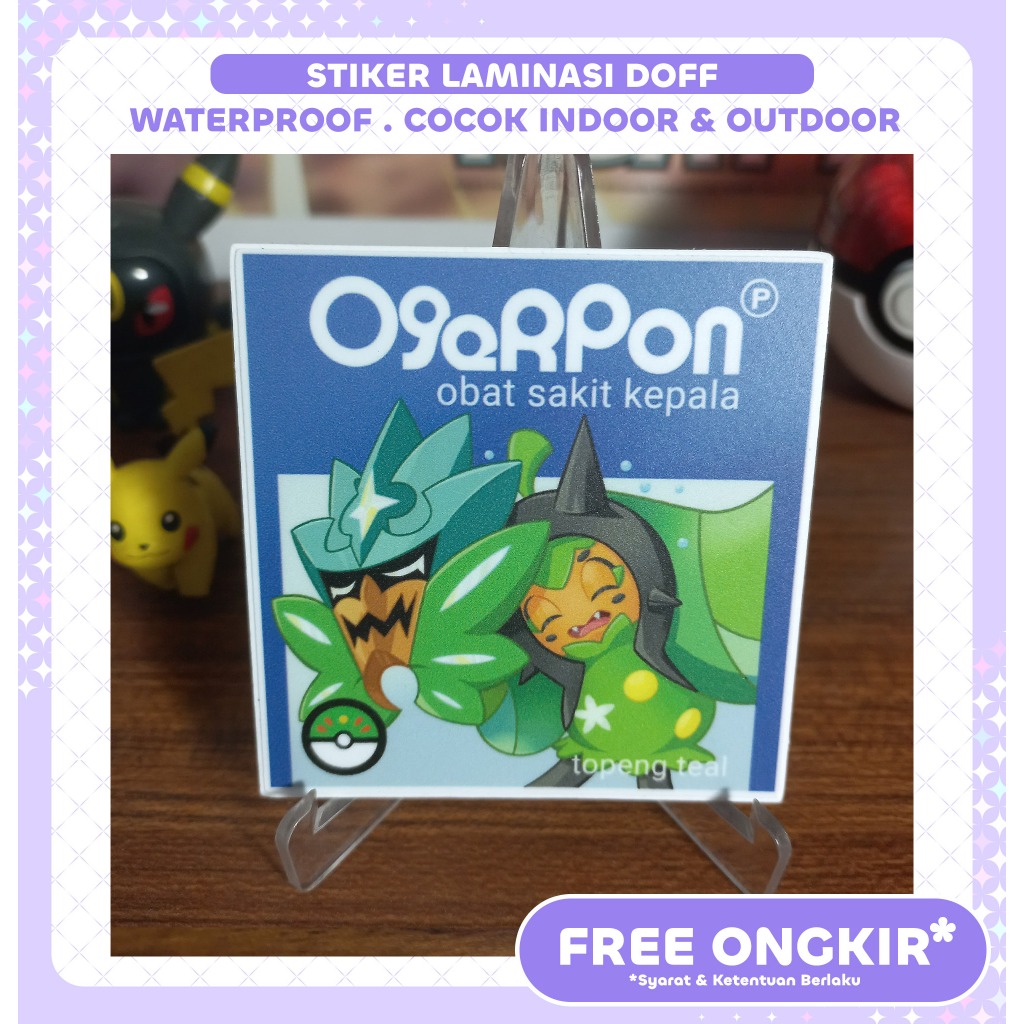 Jual Stiker Premium Laminasi Doff Outdoor Indoor (Sticker Anti Air ...