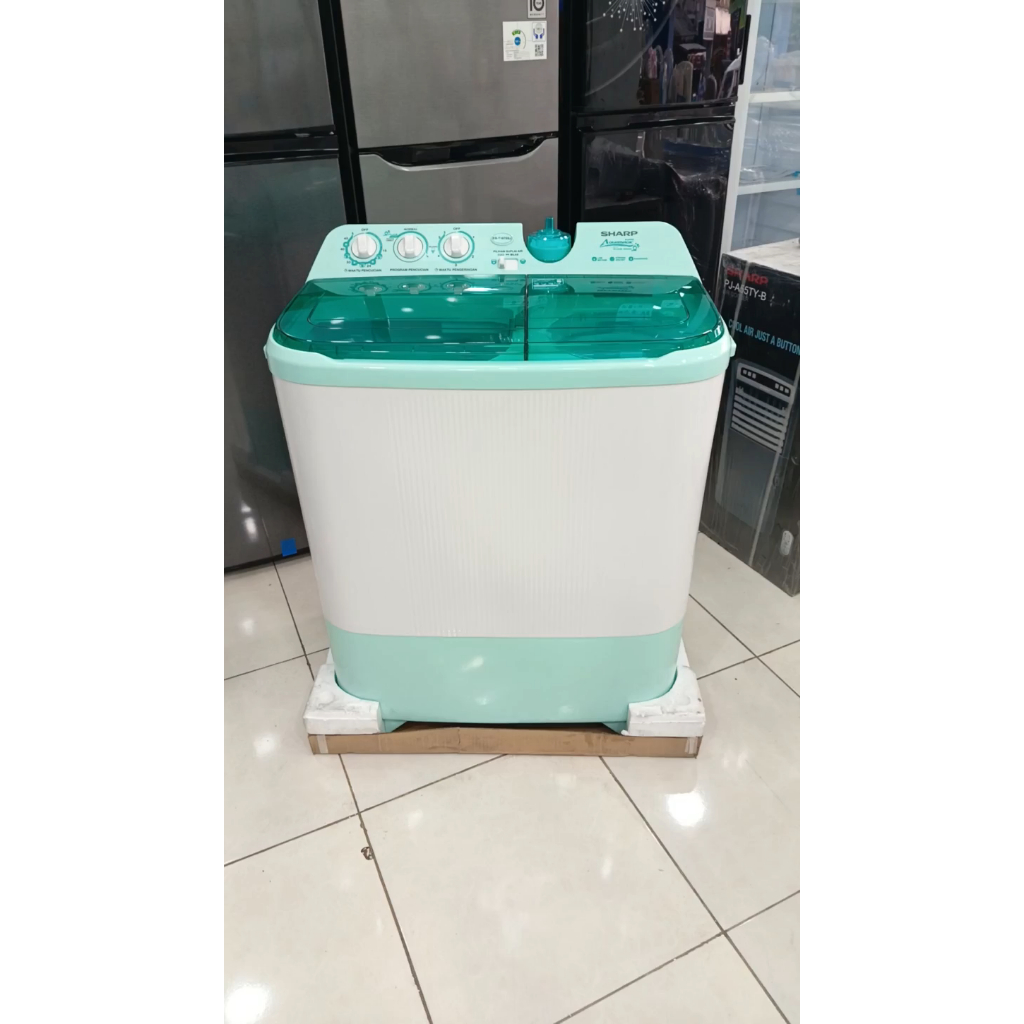 Jual MESIN CUCI 2 TABUNG SHARP 10 KG EST 1070 SJ Garansi resmi | Shopee ...