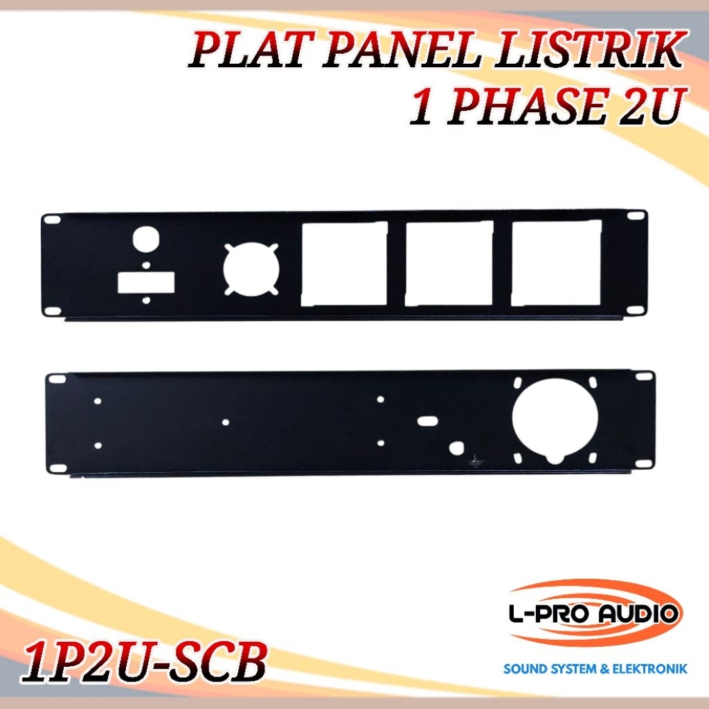 Jual Plat panel jenset 1 phase 3U dan 2U depan dan belakang 1P2U 1P3U ...