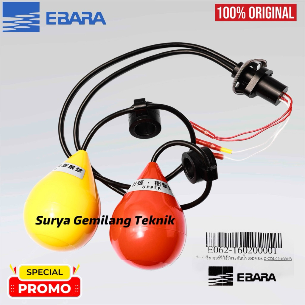 Jual Pelampung Otomatis Pompa Ebara 2 Bola Float Switch Sakelar Pompa ...