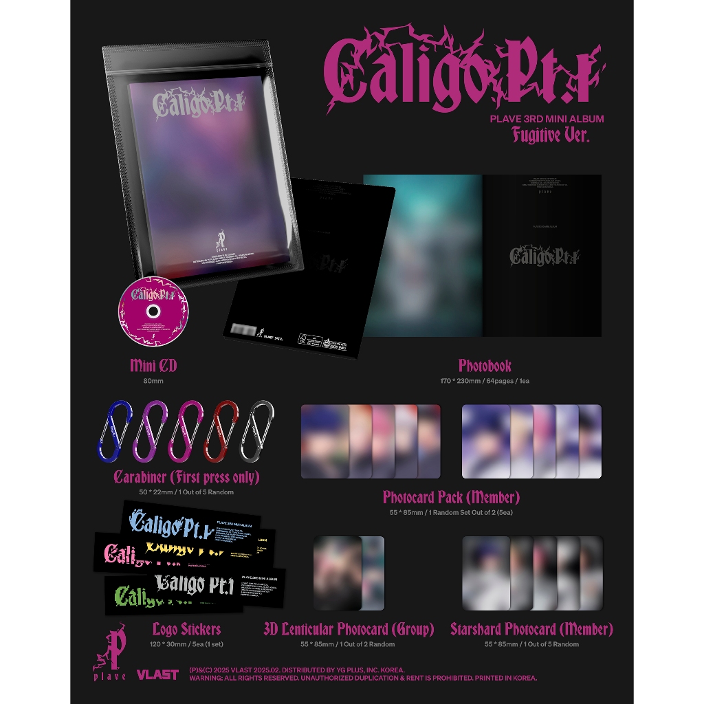 Jual PLAVE - 3rd Mini Album [Caligo Part 1] (Fugutive Ver