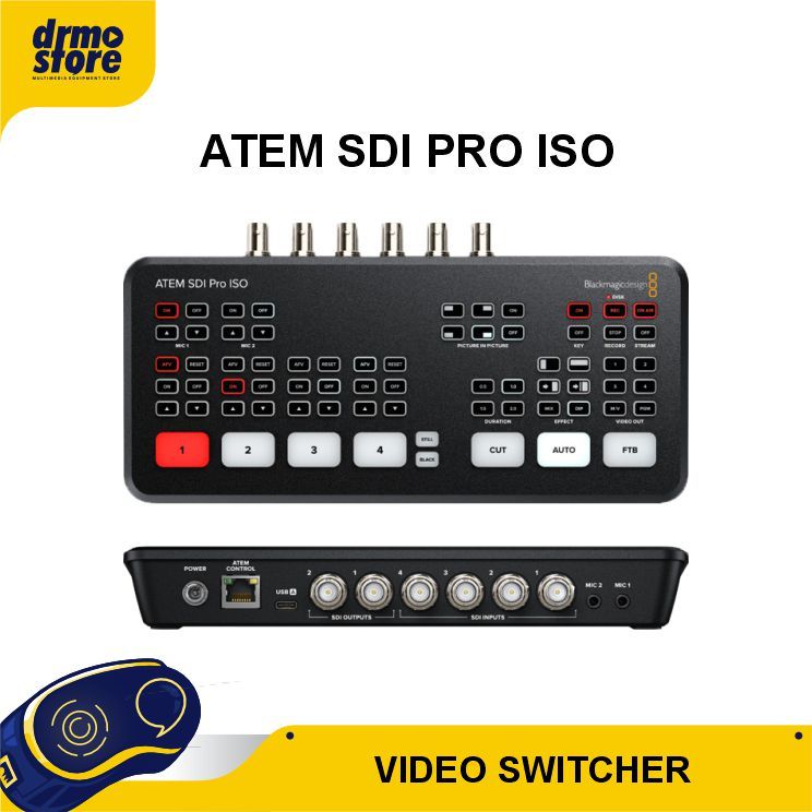 Jual Blackmagic Design ATEM SDI Pro ISO / ATEM Mini SDI Mixer 4 input ...