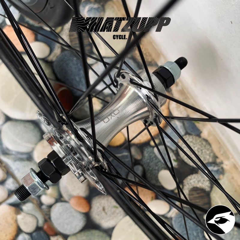 Jual (WHATZUPP CYCLE) WHEELSET FIXIE RIMS OXO R35FV 35MM 32H 700 C ...