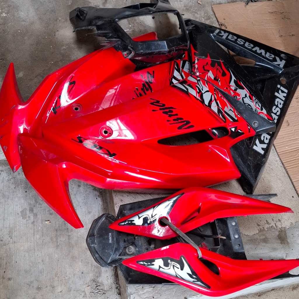Jual Body fairing ninja rr new original bekas copotan asli (sesuai foto ...