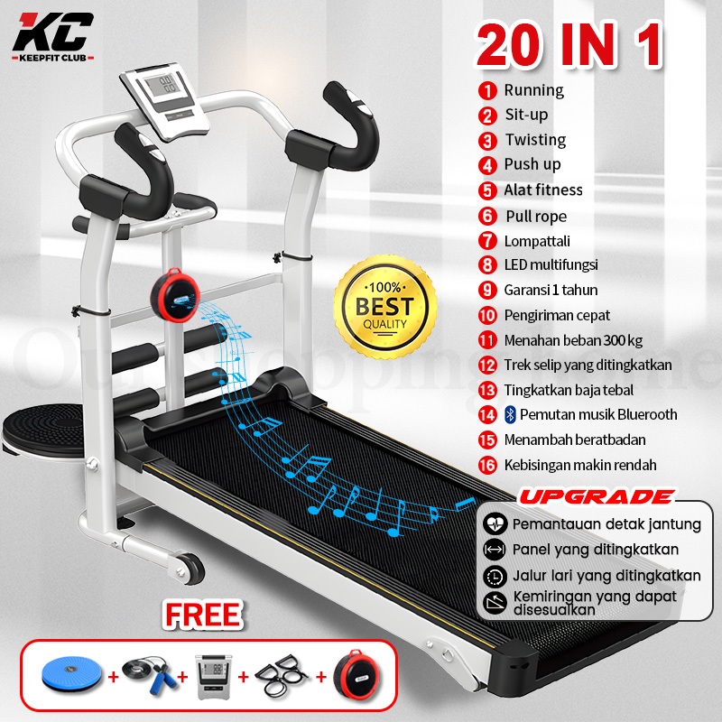Treadmill Manual Multifungsi 20 in 1 Treadmill-Running Pad Treadmill  Walking pad Treadmill Murah  /Treadmill Yang Tidak Mengkonsumsi Baterai Alat Olahraga di rumah SPZLYC3 OUR CABANG SURABAYA