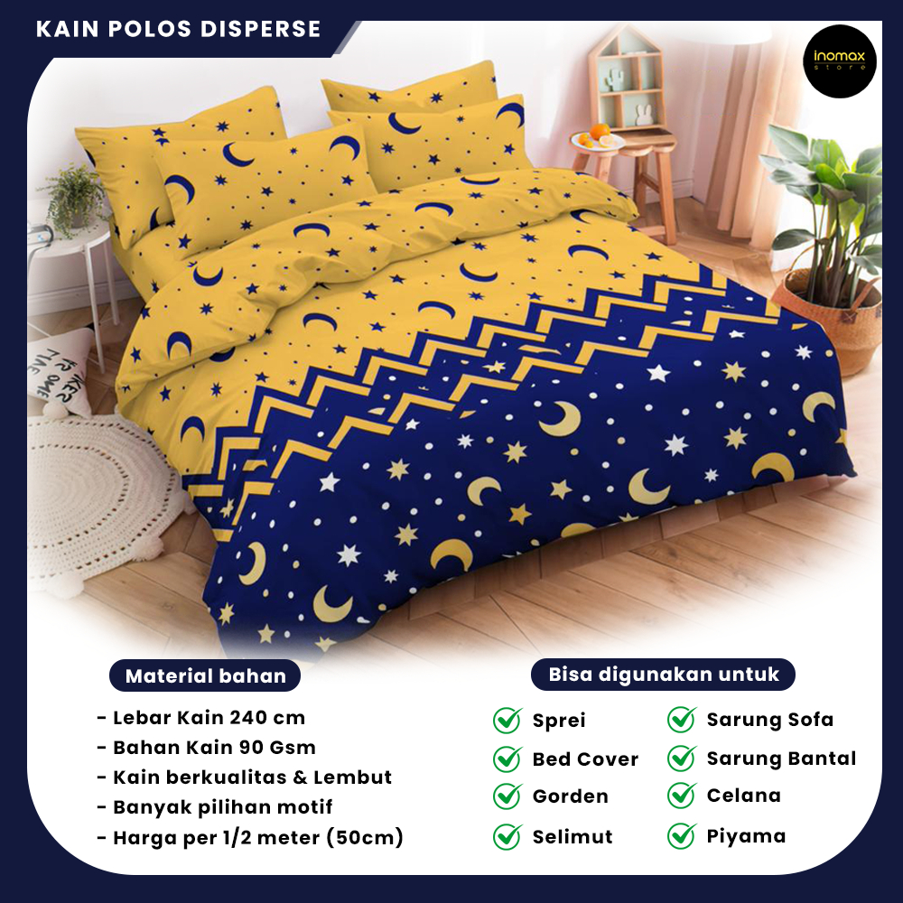 Jual KAIN POLOS DISPERSE MICROTEX BERBAGAI MACAM MOTIF - BAHAN BAKU ...