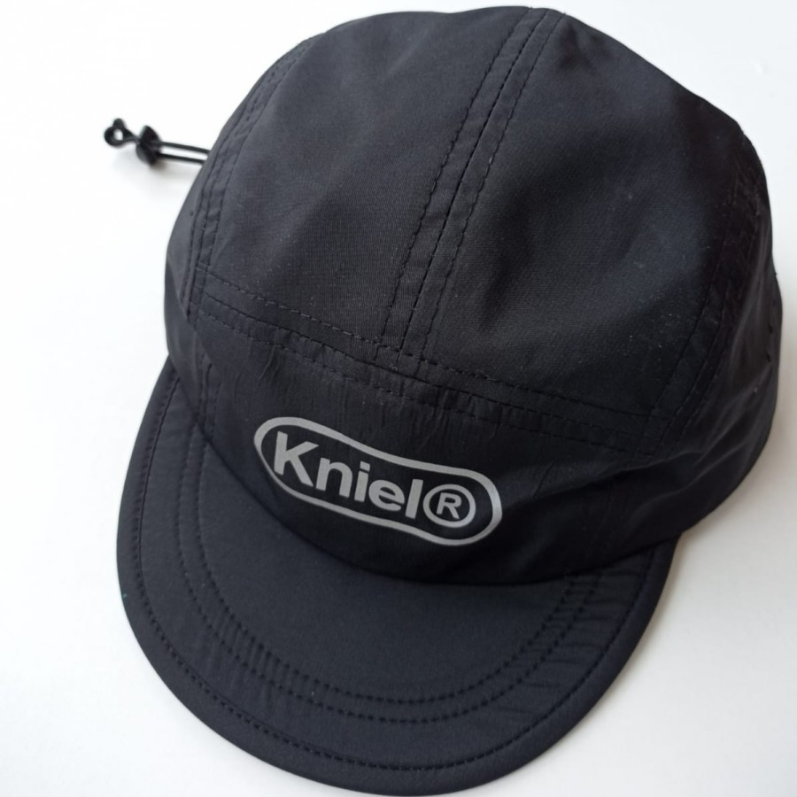 Jual KNIEL Solid Black - Topi Olahraga Lari Jogging Original Kode 34191 ...