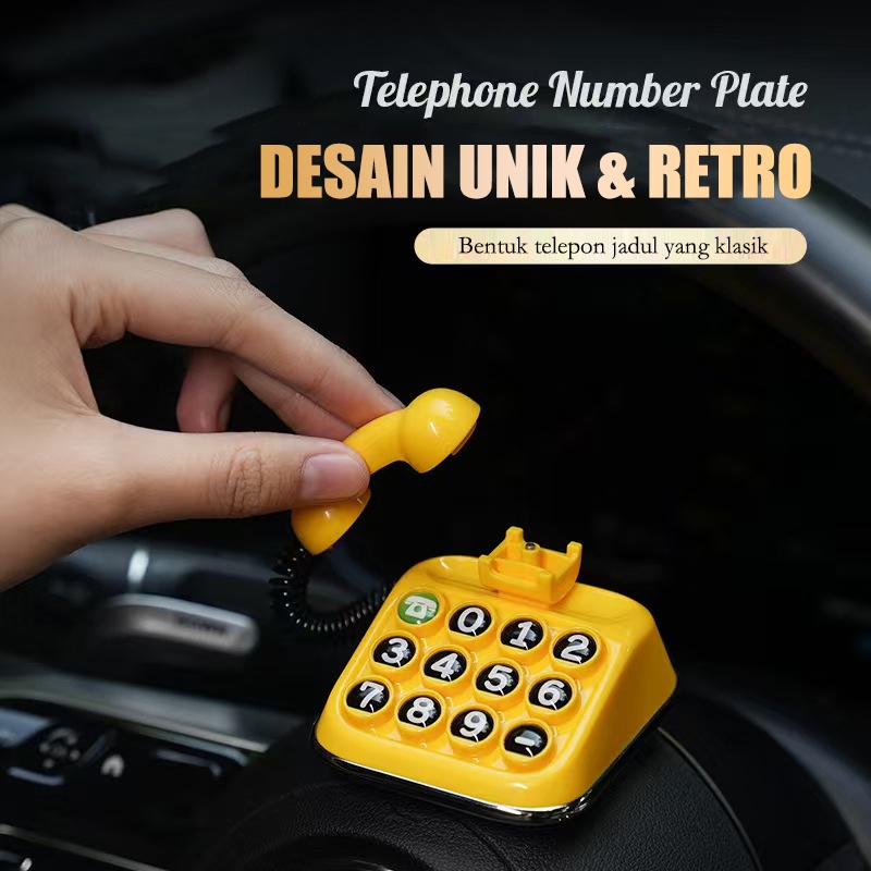 Jual Tempat Letak Nomor Telepon Temporary Number Plate Pajangan ...