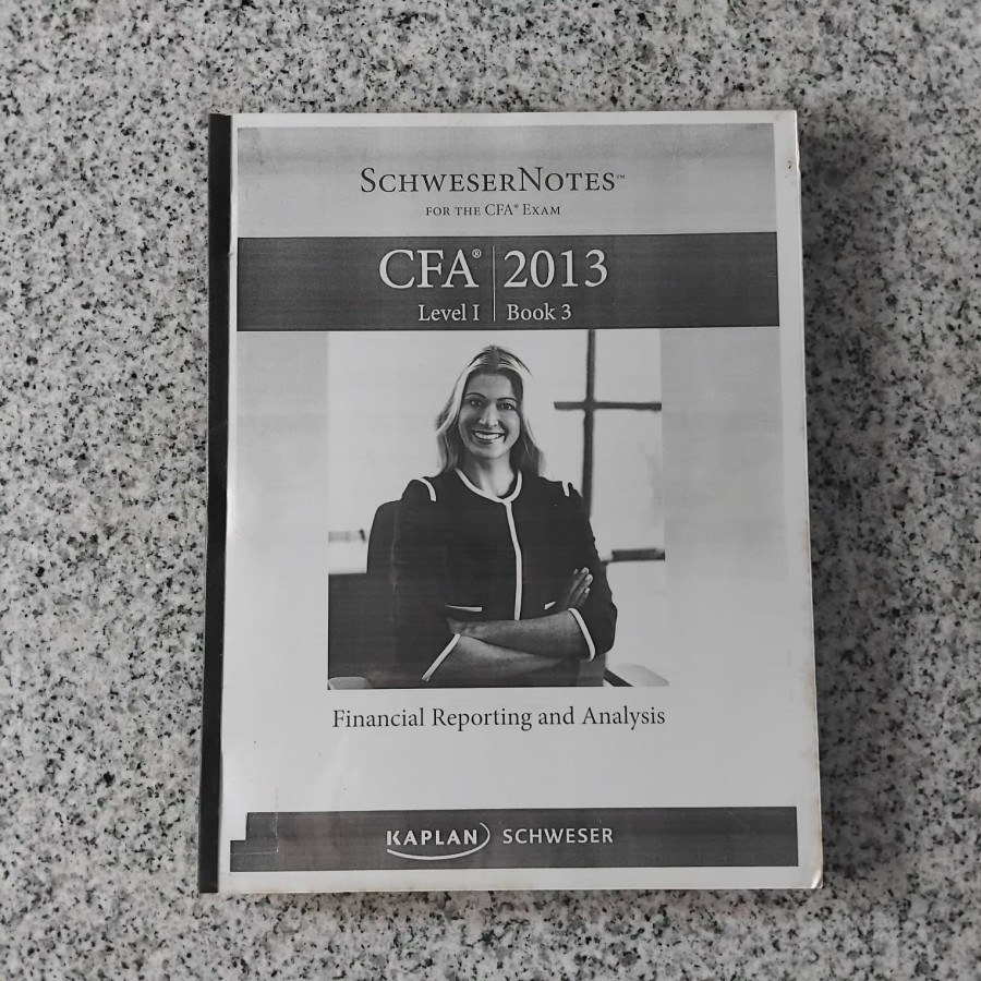 Jual Buku Scheweser Notes CFA Test Level 1 BOOK 3 | Shopee Indonesia