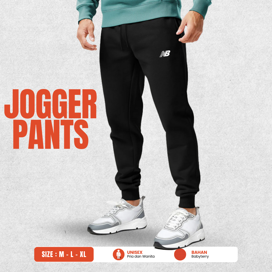 Jual Celana Jogger Panjang Pria/Wanita Joger Sweatpants Training